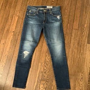 AG Farrah skinny ankle jeans